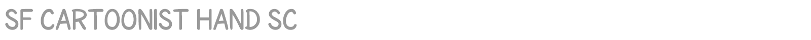 SF Cartoonist Hand font preview